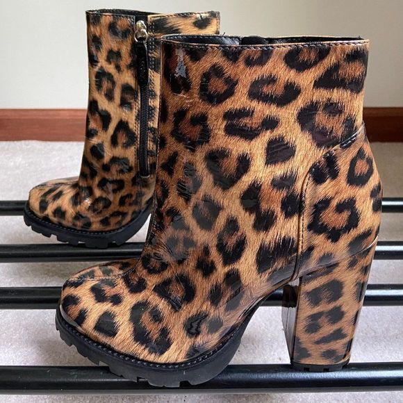 SCHUTZ Nandy Patent Leather Platfor Boots NEW NWOB - Picture 3 of 8